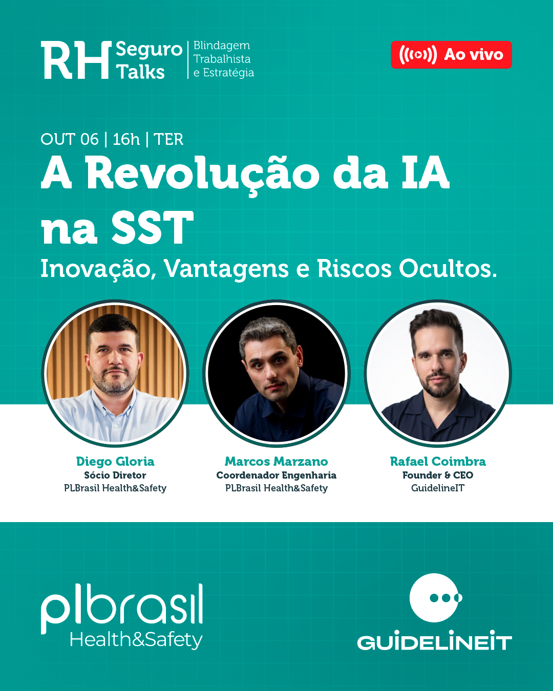 LIVE - A Revolução da IA na SST: Inovação, Vantagens e Riscos Ocultos | RH Seguro Talks